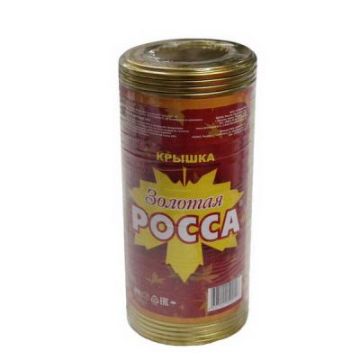 УЦЕНКА Крышка металлическая Золотая Росса