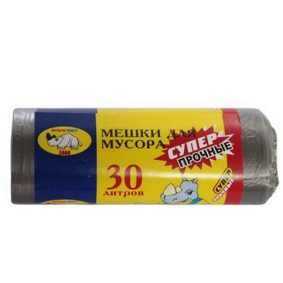 Мешки для мусора 30л*20шт Супер 