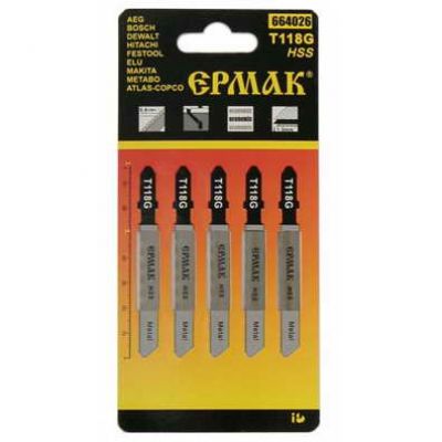 Пилка для электролобзика Т-118G 51*0,8мм мет (5шт)