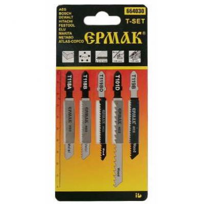 Пилка для электролобзика Т-SET мет+дерево+пластм (5шт)