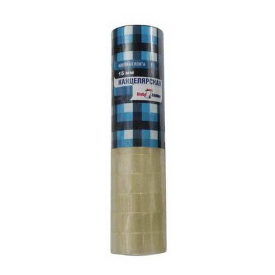 Скотч прозрачный Klebebander 15x33