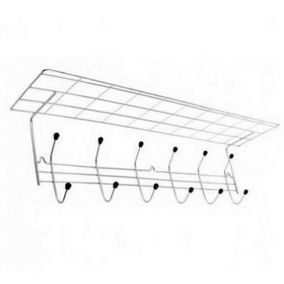 Вешалка хром с полкой