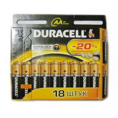 LR06 Duracell alk стикер ВР-18