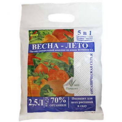 Удобрение Органика Весна-Лето 5в1 2,5л Вика