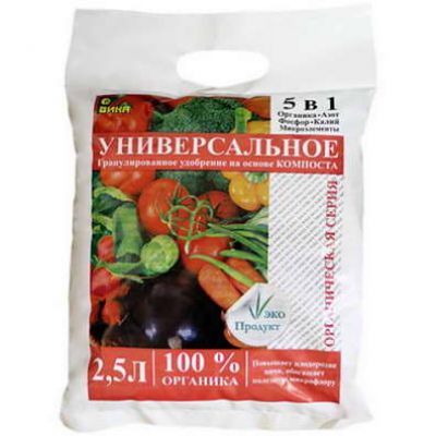 Удобрение Органика Универсальное 2,5л 5в1 Вика