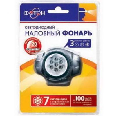 Фонарь Фотон налобный SH-0407-02 (7 диодов)