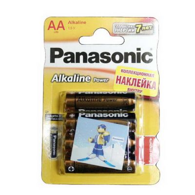 LR06 Panasonic alk BP-4, наклейка