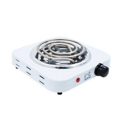 Плита электрическая IR-8101 спираль, белая 1 кВт