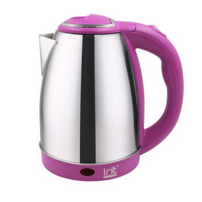 Чайник электро 1,8л IR-1337 1500 Вт диск розовый