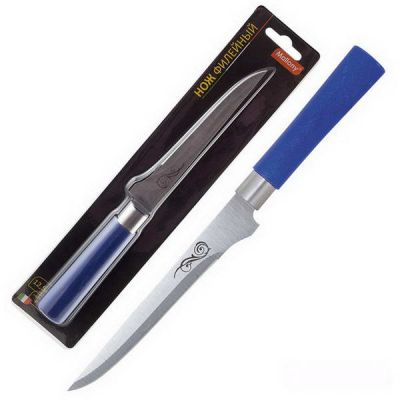 Нож MAL-04P-MIX с пласт рук 12,5см филейный