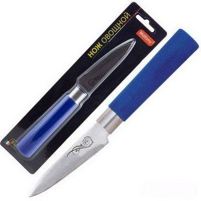 1 Нож MAL-07P-MIX с пласт рук 8см для овощей