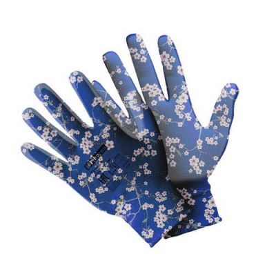 Перчатки полиэстер с полиуретан покрытием Для садовых работ 8(M)