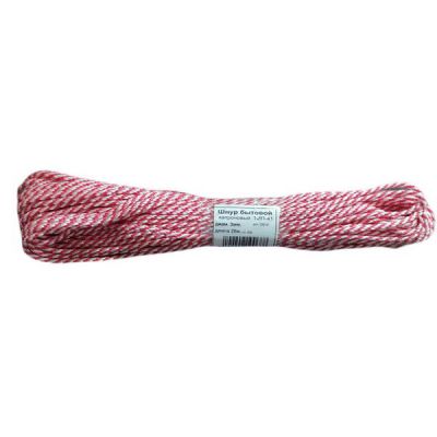 Шнур быт капрон плетеный ТИП41 d3мм 25м розовый