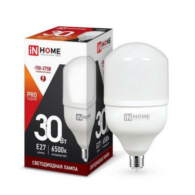 Лампа диод IN HOME Е27-30W 6500К 2700Лм LED-HP-PRO