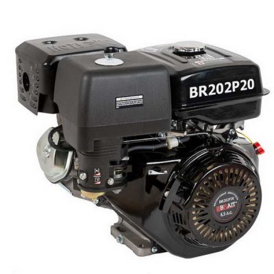 Двигатель БРАЙТ BR202P20 (6,5лс, шкив 20мм, длина вала 53мм)