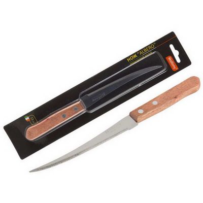 Нож MAL-04AL с дерев рук 13см филейный